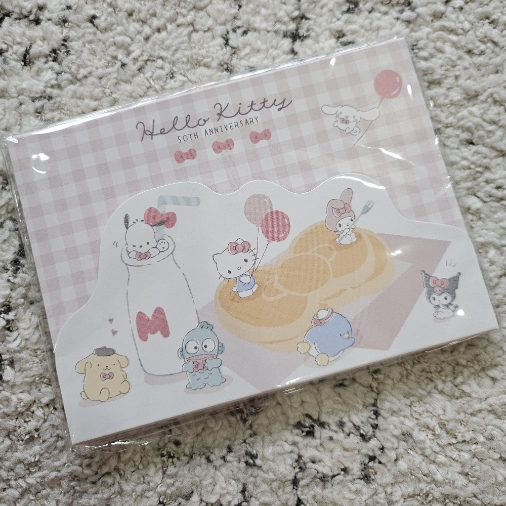Sanrio Hello Kitty 50th Anniversary Velcro Notebook